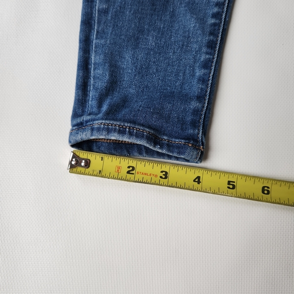 American Eagle Womens Stretch Skinny Blue Jeans Denim Size 0 - Picture 12 of 14